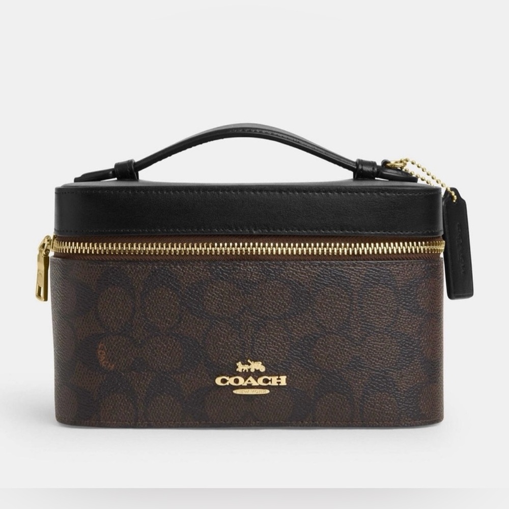 New Coach Signature Cosmetic Case